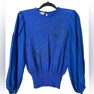 Anthony Sicari Women’s Vintage Sweater Blouse Top Size 4